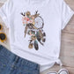 Y2K Dreamcatcher Graphic T-Shirts - Women's