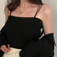 2024 Casual Women Halter Crop Tops Summer Sleeveless Camis Backless Strap Tank Top Slim Solid Short Female Tube Cropped Vest