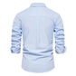 AIOPESON New Spring Cotton Blend Men's Oxford Shirt Long Sleeve Button Down Social Buinesss Casual Shirts for Men