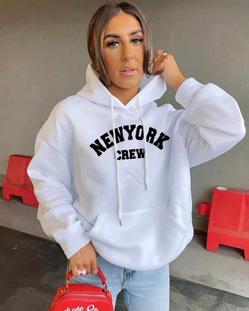 Y2K Everyday New York Crew Hoodie