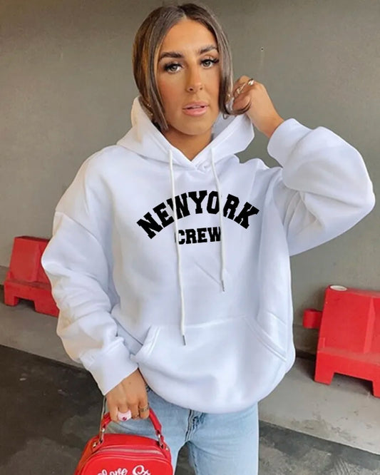 Y2K Everyday New York Crew Hoodie