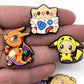 10/20/27Pcs Anime Pokemon Pikachu Shoe Charms Kawaii Charizard Squirtle Shoe Accessories Decration Crocs DIY Sandals Kids Gifts