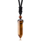 Men's Mali Necklace - Polished Stone Wolf-Shark Tooth