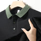 Men's Solid Color Casual Fashion Short Sleeved POLO Shirt Summer Comfortable Top