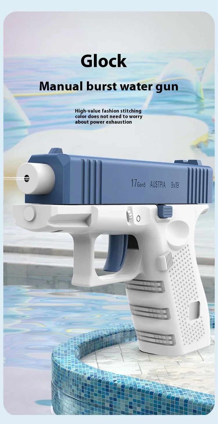 Summer Water Gun non Electric Pistol High-pressure Full Automatic Shooting Kid Children Boys Girls Adult Water Beach Toys Gun