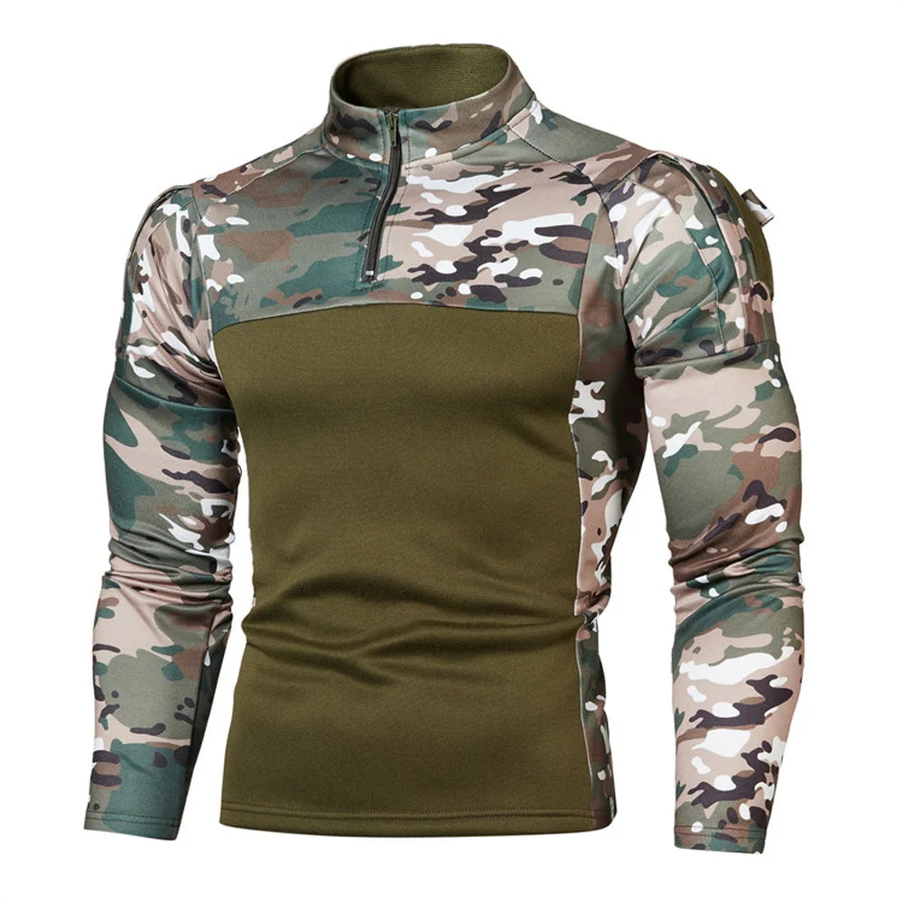 New Tactical Combat Shirt Men Military Uniform Camouflage hoodie Clothes Camo Jogging Sweatshirt long sleeve