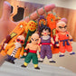 Anime Dragon Ball Keychain Fashion Jewelry Son Goku Vegeta Piccolo Action Figures 8CM PVC Key Ring for Men Women Bag Pendant