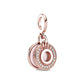 Mali Charms: Rose Gold Collection - Flowered Gem