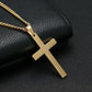 Men's Mali Necklace - Titanium Cross