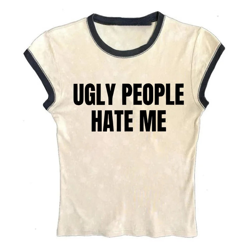 Y2K Ugly People Hate Me Set - Pieces Sold Separately