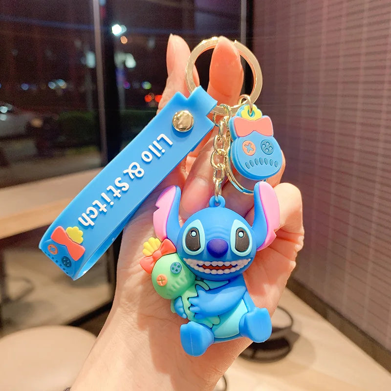 Mali Keychain - Disney Collection: Kawaii Stitch & Scrump