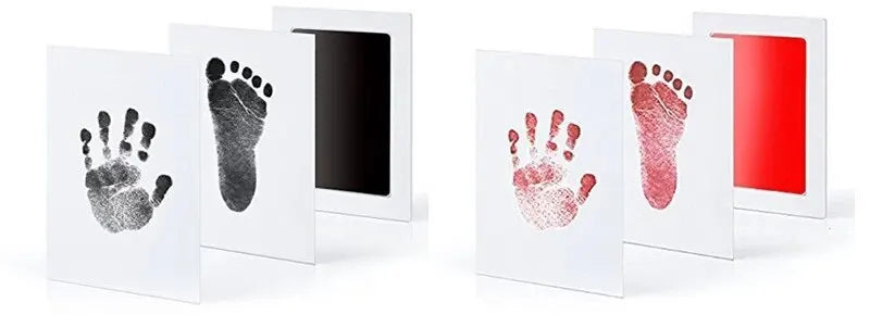 Baby Care Non-Toxic Baby Handprint Footprint Imprint Kit Baby Souvenirs Newborn Footprint Ink Pad for Newborn Baby Gifts