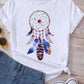 Y2K Dreamcatcher Graphic T-Shirts - Women's