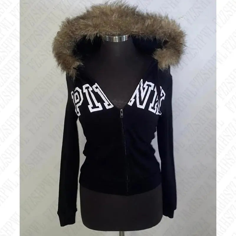 Mali Autumn - PINK Fur Fall Jacket