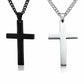 Men's Mali Necklace - Titanium Cross