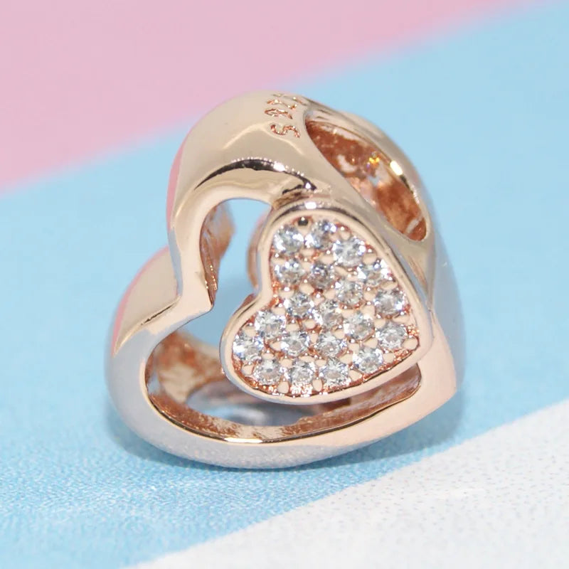 Mali Charms: Rose Gold Collection - Flowered Gem