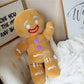 Gingerbread Man Plush Doll Sofa Decoration Cute Cookie Man Stuffed Toys Key Chain Soft Pendant Gifts