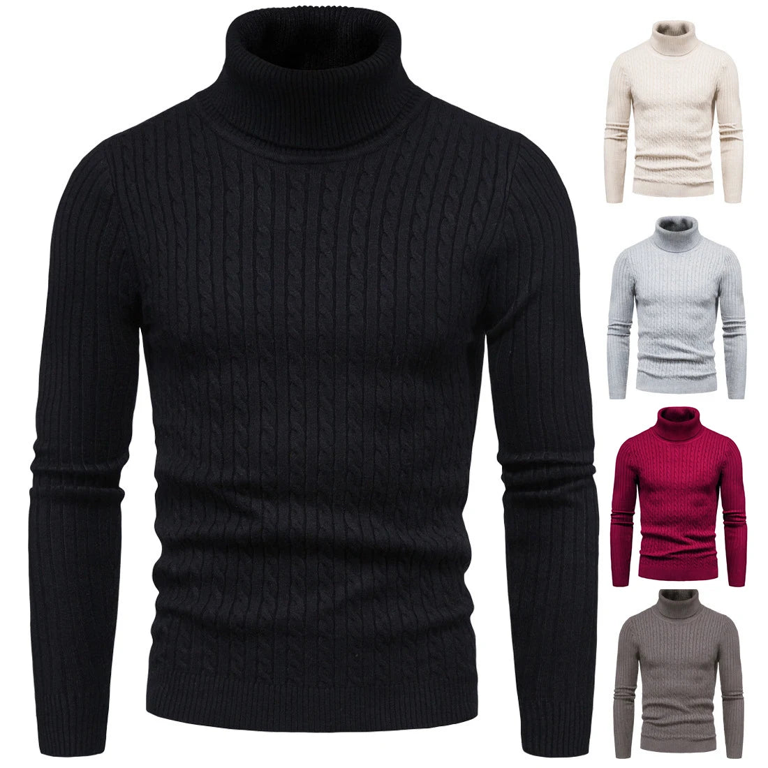 Y2K Men's Classic Turtleneck