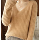 Casual Women Sweater 2023 Autumn Winter Warm Basic Top  V--neck Spring Bottoming Shirt Long Sleeve Fashion Korean Knit Pullovers