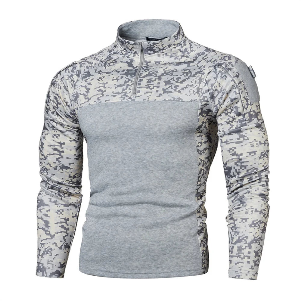 New Tactical Combat Shirt Men Military Uniform Camouflage hoodie Clothes Camo Jogging Sweatshirt long sleeve