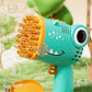 40 Holes Dinosaur Bubble Gun Handheld Fully Automatic Bubble Machine Without Battery And Bubble Water For Kids Gift