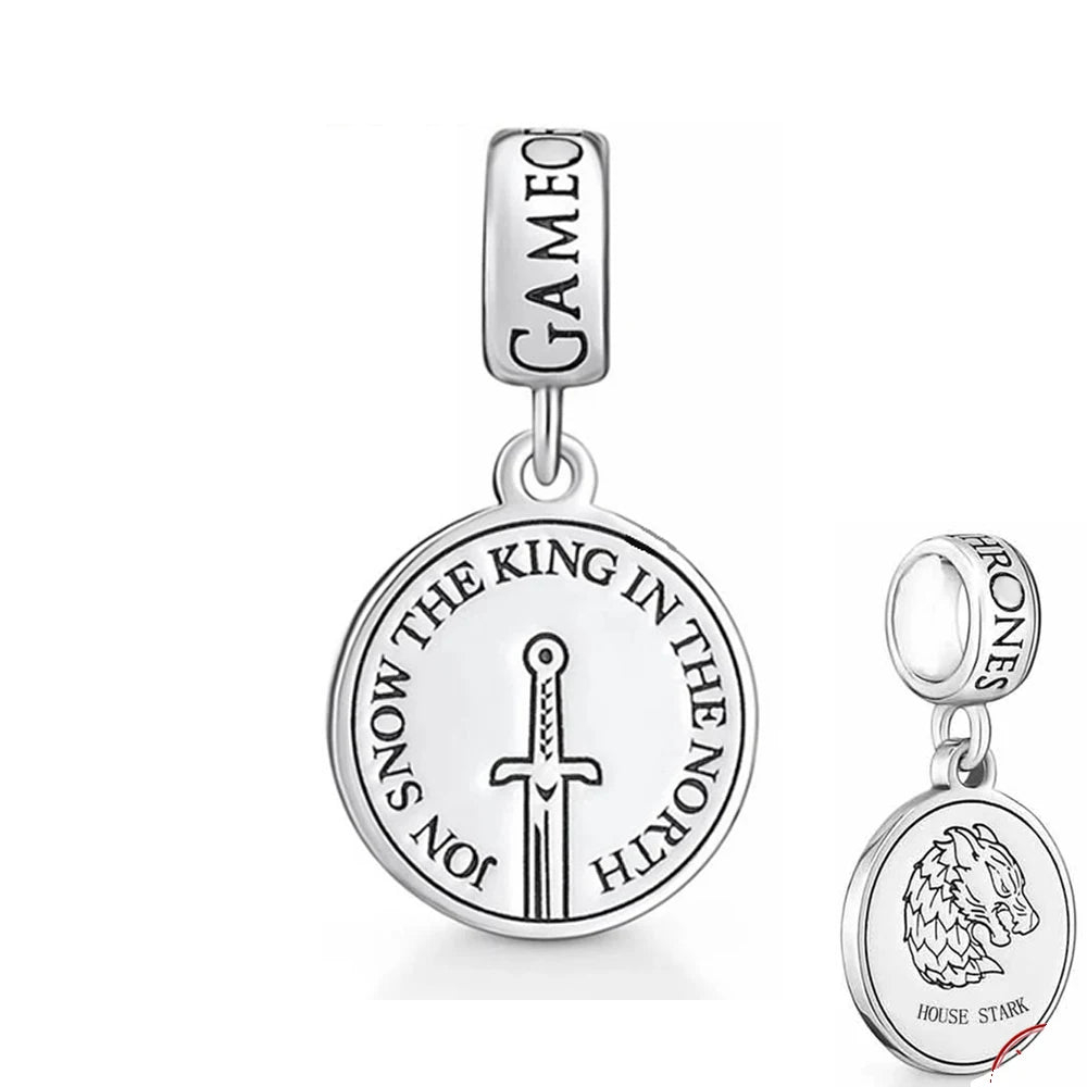 Mali Charms: Game of Thrones Set - "For the Throne" Dangle Charm