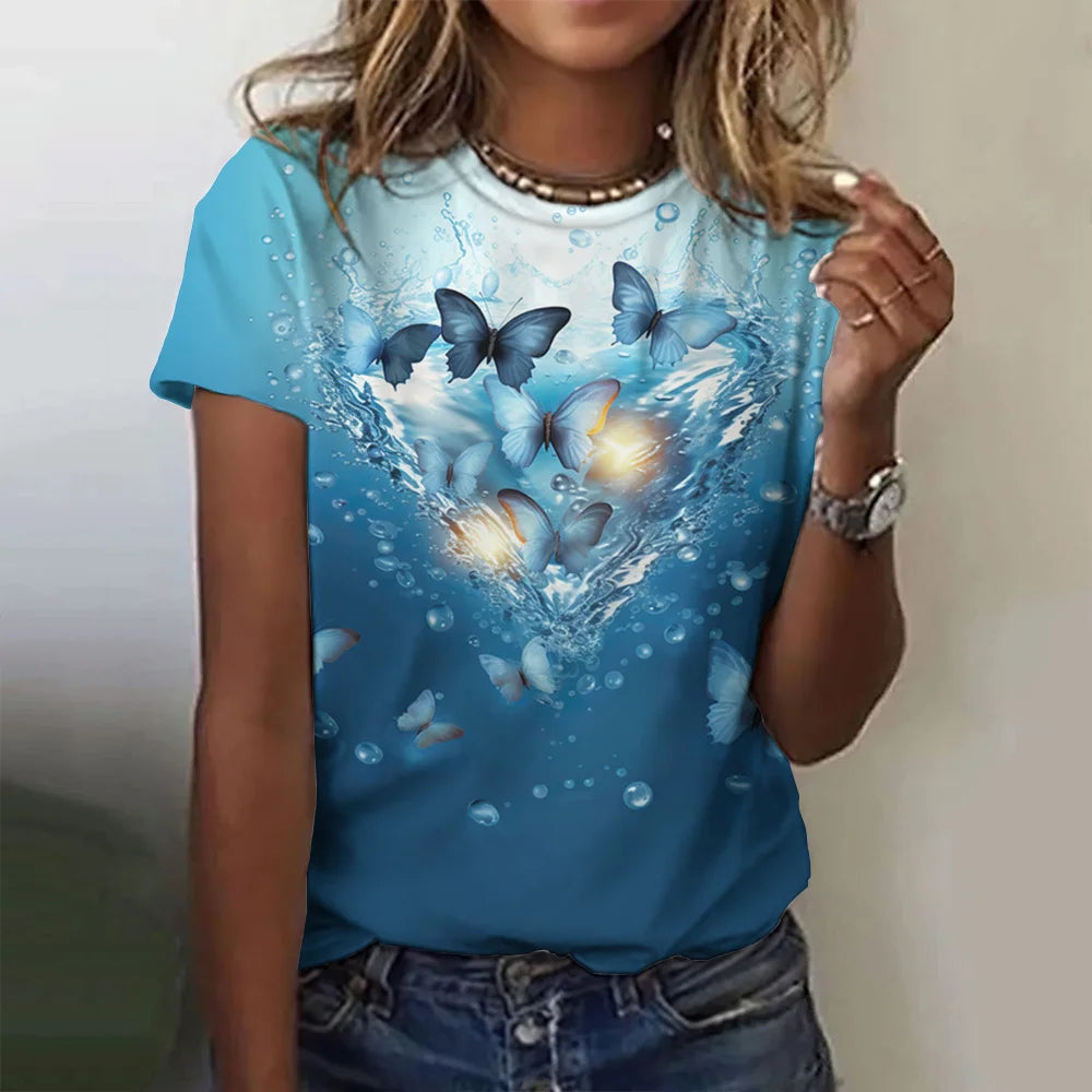 Fast Fashion - Oversized Graphic T-Shirts - Women's