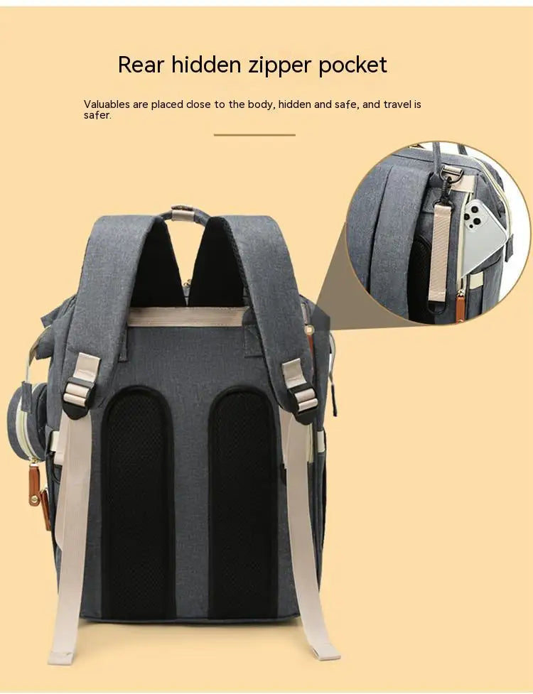 Fashion Mummy Baby Diaper Bag Backpack with USB New for Travel Baby Care Custom Baby Bag for Mom Travel Backpack Bag