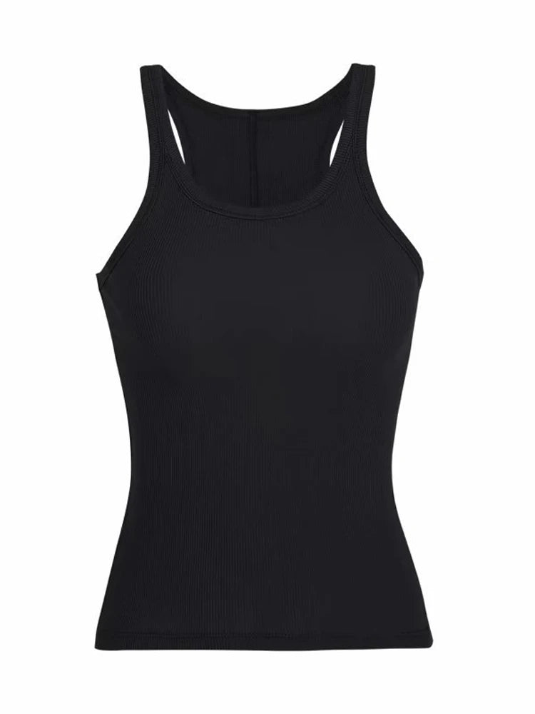 Y2K Vintage Ribbed Slim-Fit Tank Top