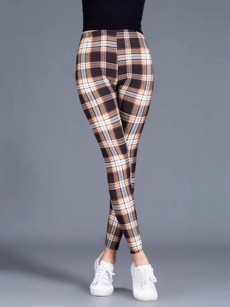 Y2K Plaid Leggings