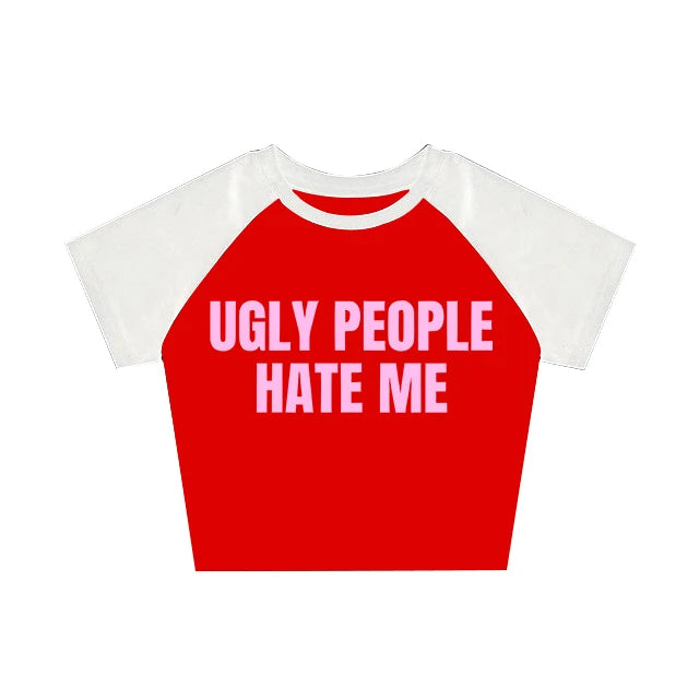 Y2K Ugly People Hate Me Set - Pieces Sold Separately