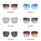 2024 Fashion Square Luxury Design Sunglasses Men Women Flight Seven Rock Mach Six Style Gradient Pilot Sunglasses Oculos De Sol