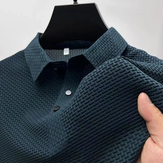 Men's Business Casual Breathable Polo