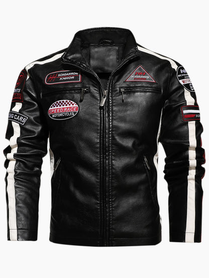 Marquis Autumn - Men's Leather Motorcycle Jacket
