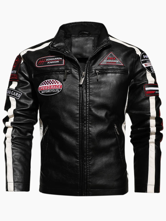 Marquis Autumn - Men's Leather Motorcycle Jacket