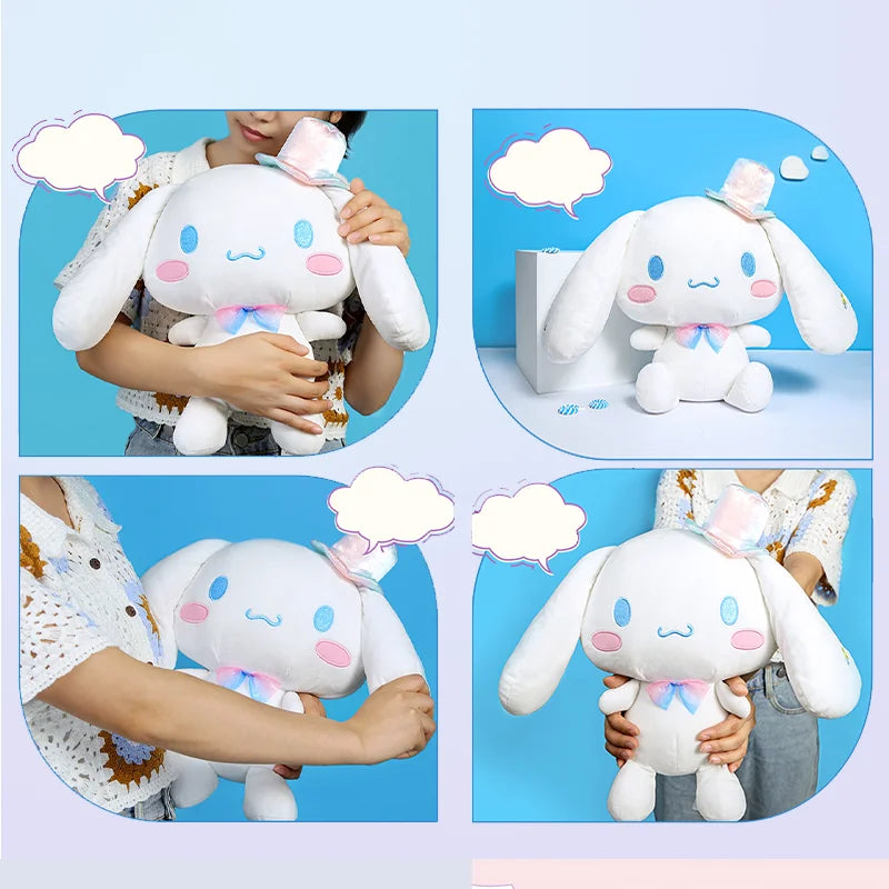 25CM Sanrio Kawaii Colorful Cinnamoroll Cartoon Cute Stuffed Toys kawaii Gifts Soft Plush Birthdays Christmas For Girlfriend