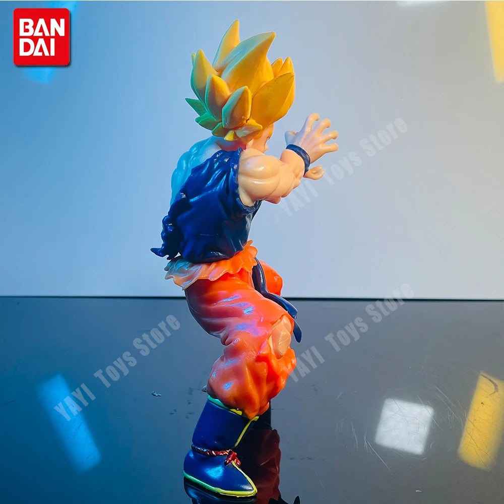 Dragon Ball Z Son Goku Anime Figure Battle Damage Shockwave Manga Statue Pvc Action Figurine Collectible Model Doll Toys