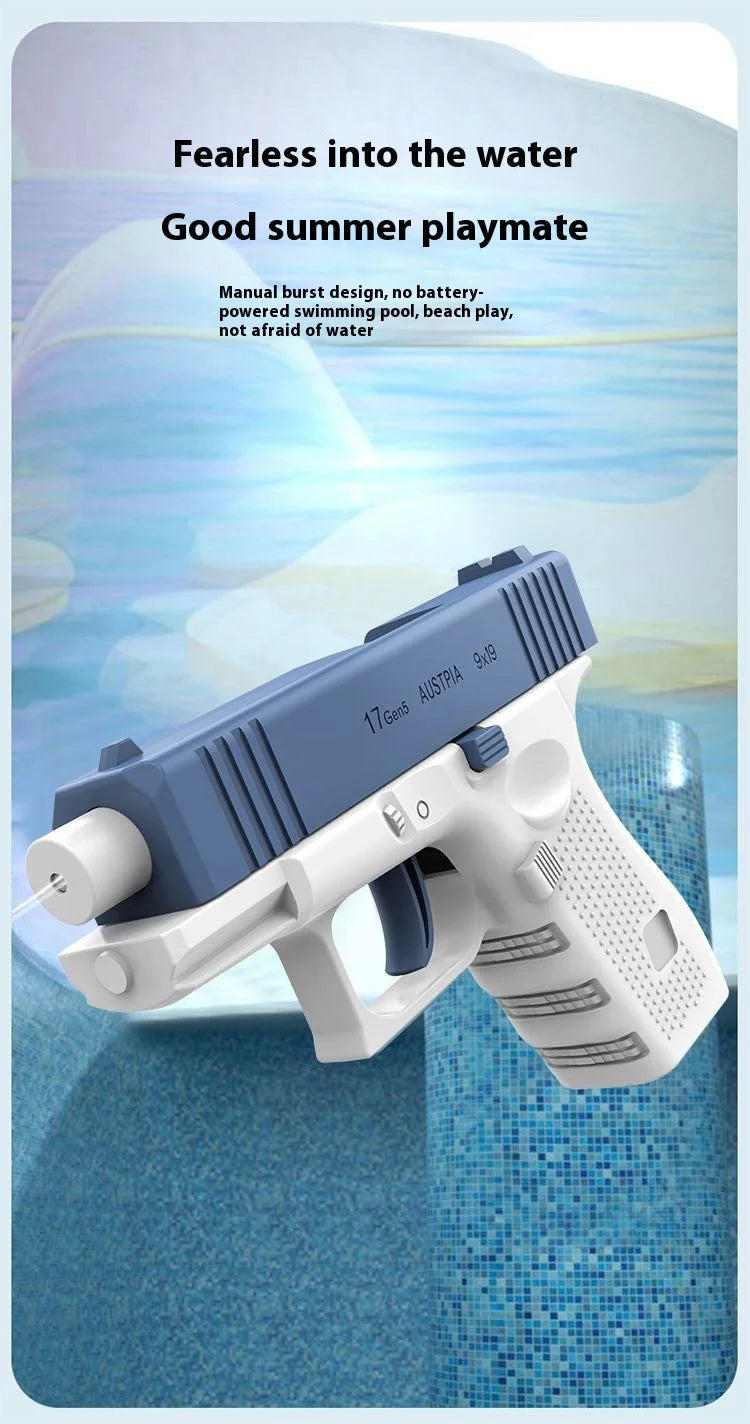 Summer Water Gun non Electric Pistol High-pressure Full Automatic Shooting Kid Children Boys Girls Adult Water Beach Toys Gun