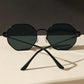 1PC Unisex Fashion Metal Geometric Frame Sunglasses For Driving Street Photography Parties And Beach Trips Accessories