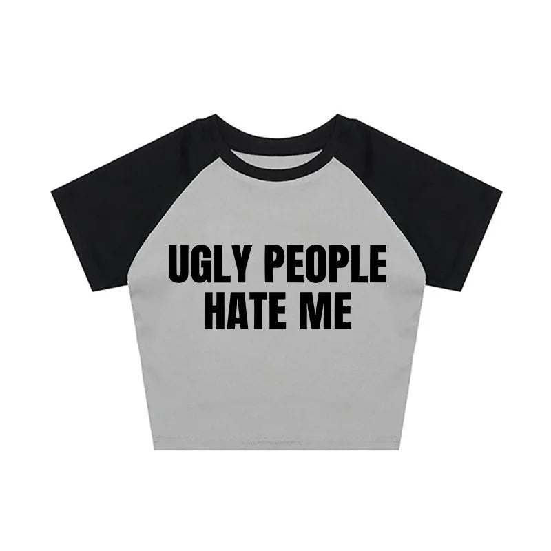 Y2K Ugly People Hate Me Set - Pieces Sold Separately