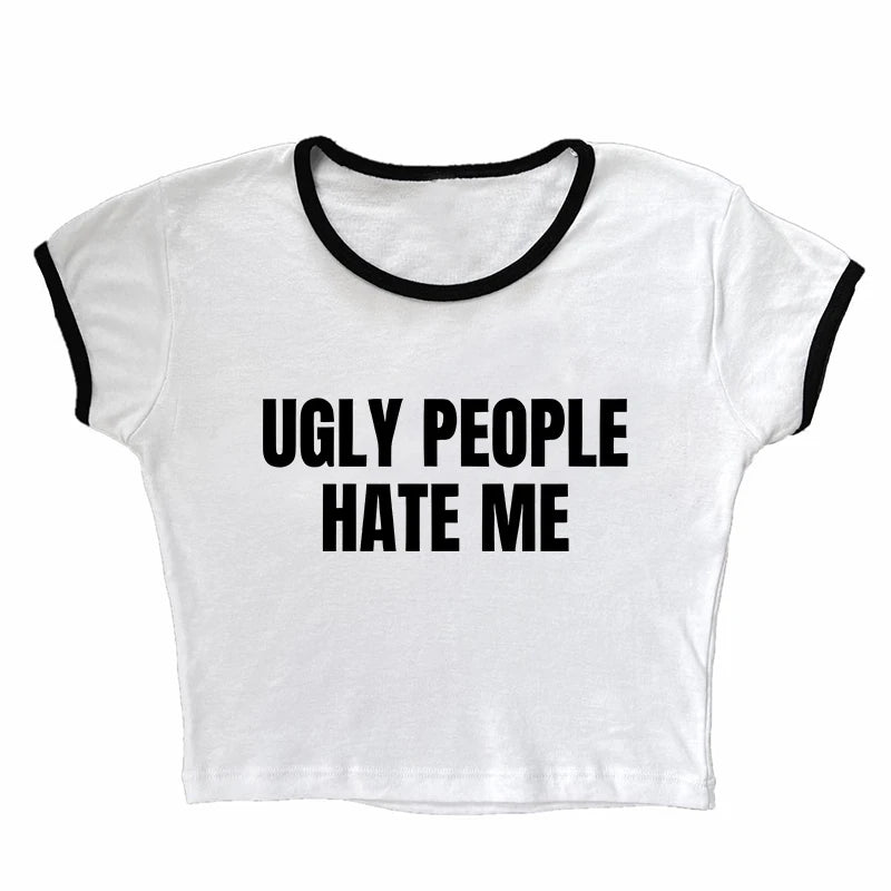 Y2K Ugly People Hate Me Set - Pieces Sold Separately