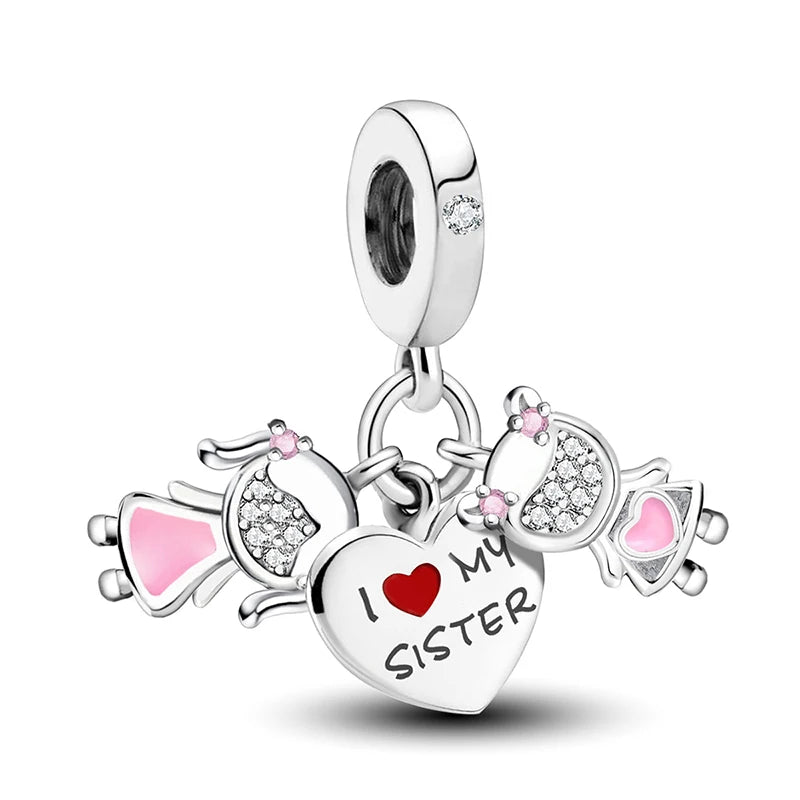Mali Charms: Valentine's Day Set - I Love My Sister