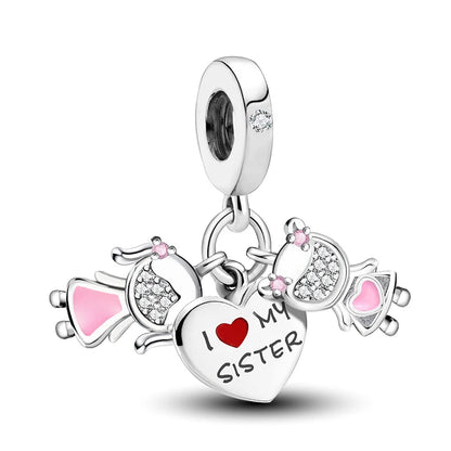 Mali Charms: Valentine's Day Set - I Love My Sister