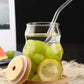Mali Cups - Striped Exotic Mason Jar Cup w/ Lid & Straw