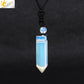 Men's Mali Necklace - Polished Stone Wolf-Shark Tooth