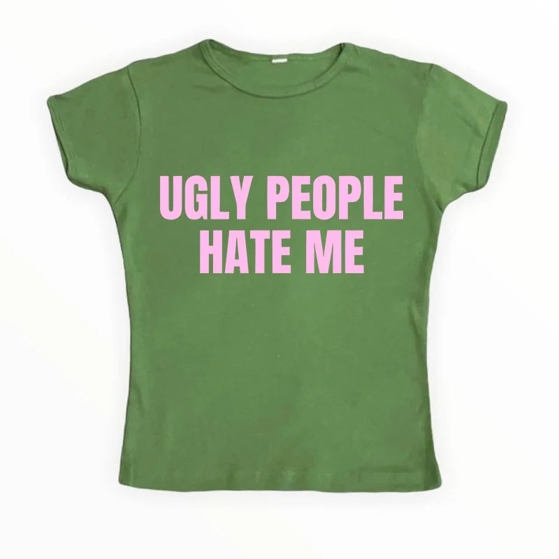 Y2K Ugly People Hate Me Set - Pieces Sold Separately