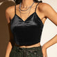 Hot Girl Women's Butterfly-Back & Spaghetti Strap Crop Top