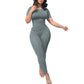 Women's Ribbed Casual Lounge 2pc Set