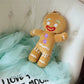 Gingerbread Man Plush Doll Sofa Decoration Cute Cookie Man Stuffed Toys Key Chain Soft Pendant Gifts