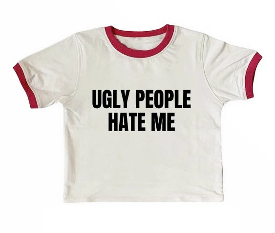 Y2K Ugly People Hate Me Set - Pieces Sold Separately